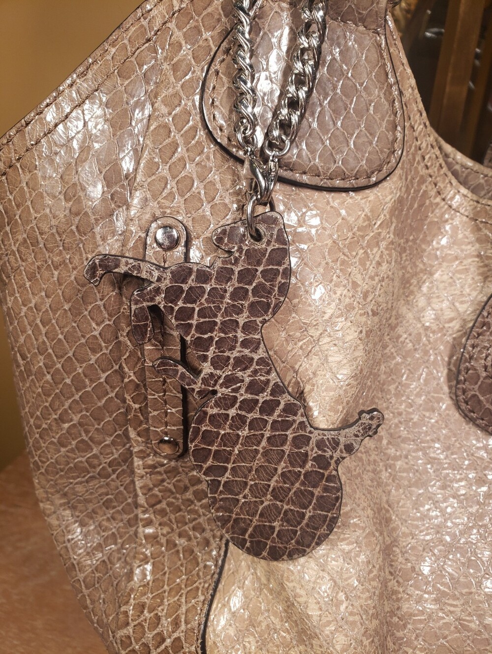 Celine Genuine Python Shoulder Hobo Bag WC-SA-0049 (Org. Retail $4250) - Picture 11 of 16